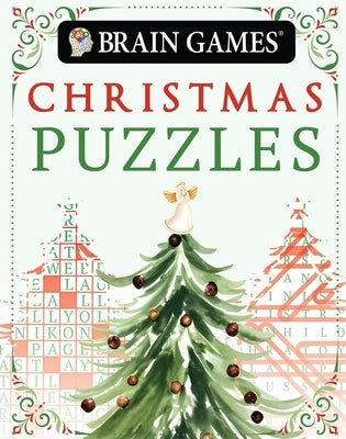 Brain Games - Take Along - Christmas Puzzles (Stocking Stuffer - Christmas Tree Cover): Volume 1 by Publications International Ltd