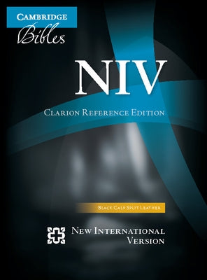 NIV Clarion Reference Bible, Black Calf Split Leather, Ni484: X by 