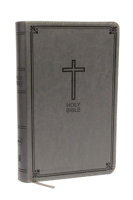 NKJV, Deluxe Gift Bible, Imitation Leather, Gray, Red Letter Edition by Thomas Nelson