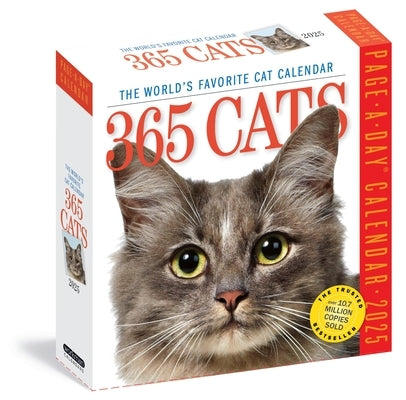 365 Cats Page-A-Day Calendar 2025: The World's Favorite Cat Calendar by Workman Calendars