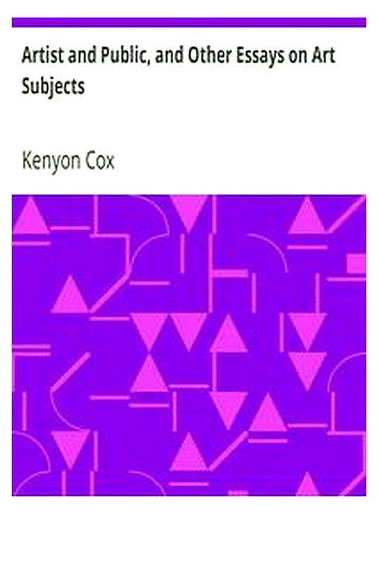 Artist and Public, and Other Essays on Art Subjects