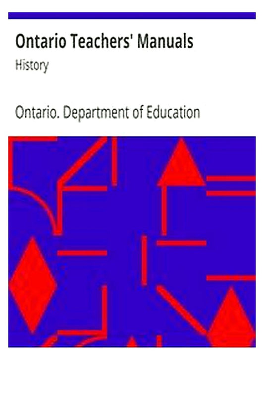 Ontario Teachers' Manuals: History