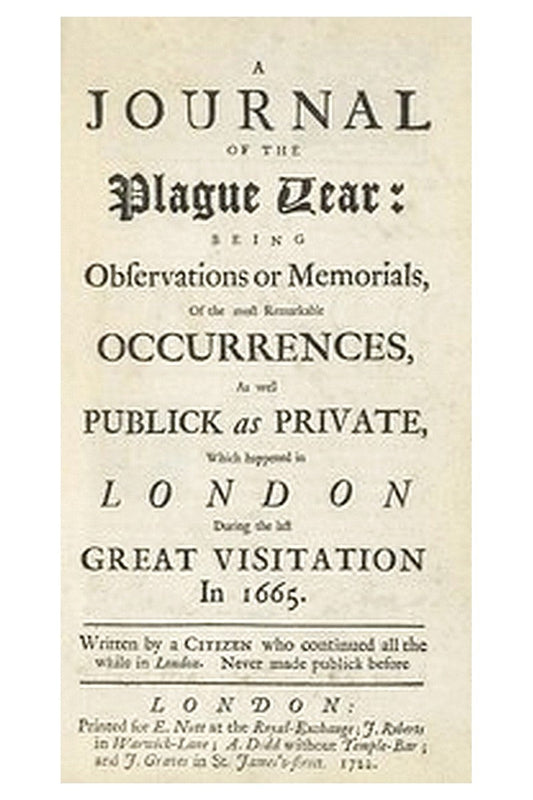 A Journal of the Plague Year