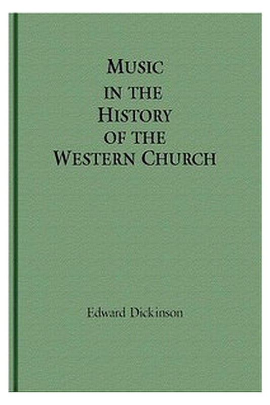 Music in the History of the Western Church