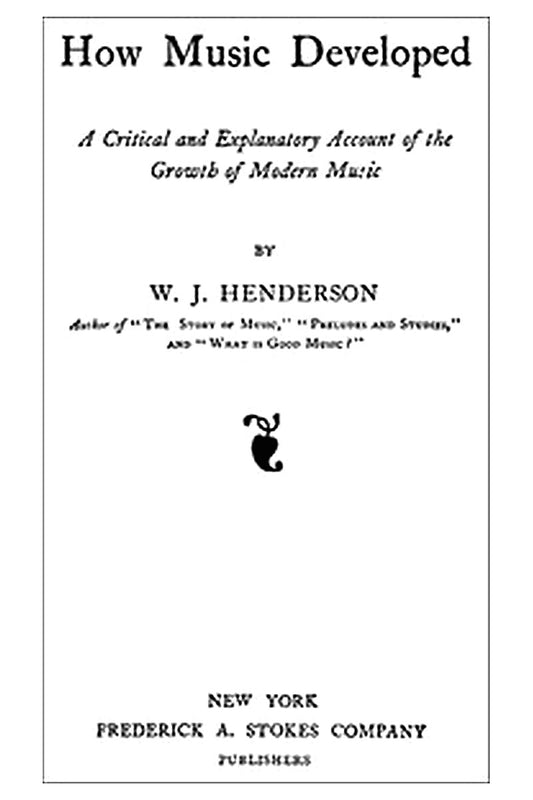 How Music Developed