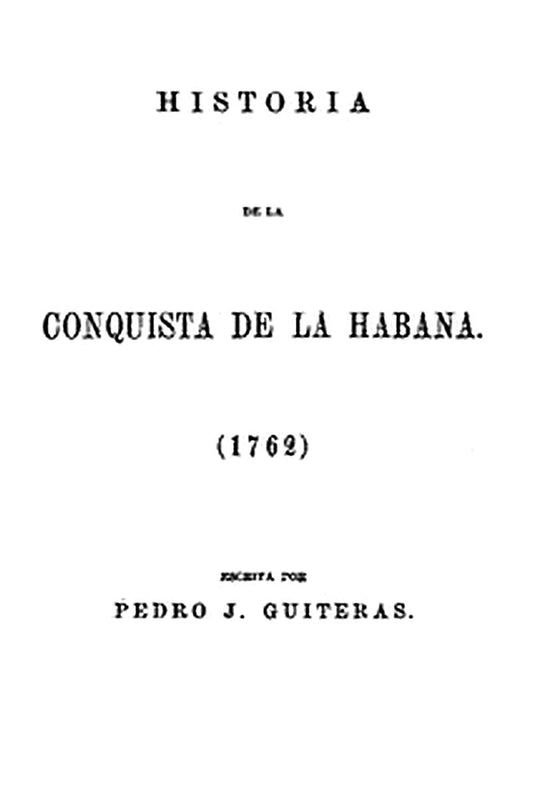 Historia de la Conquista de la Habana (1762)