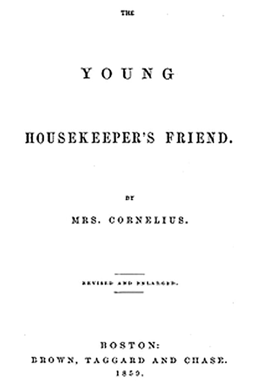 The Young Housekeeper's Friend