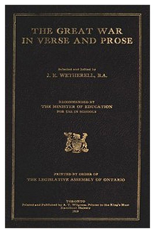 The Great War in Verse and Prose