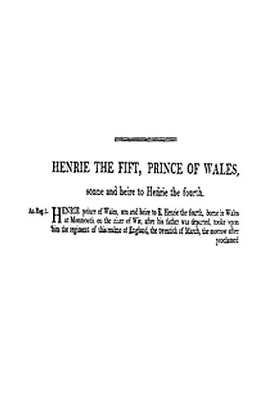 Chronicles of England, Scotland and Ireland (3 of 6): England (2 of 9)