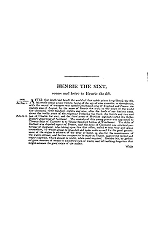 Chronicles of England, Scotland and Ireland (3 of 6): England (3 of 9)