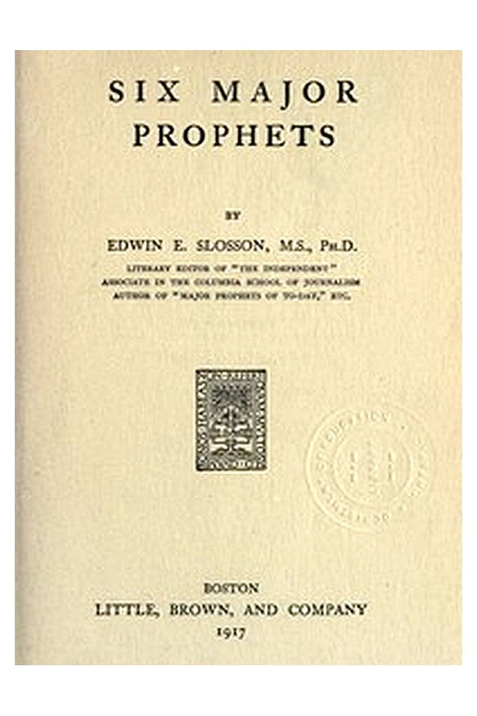 Six Major Prophets