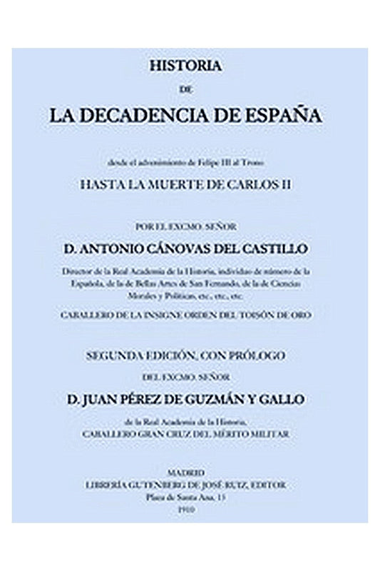 Historia de la decadencia de España