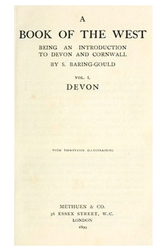 A Book of the West. Volume 1: Devon
