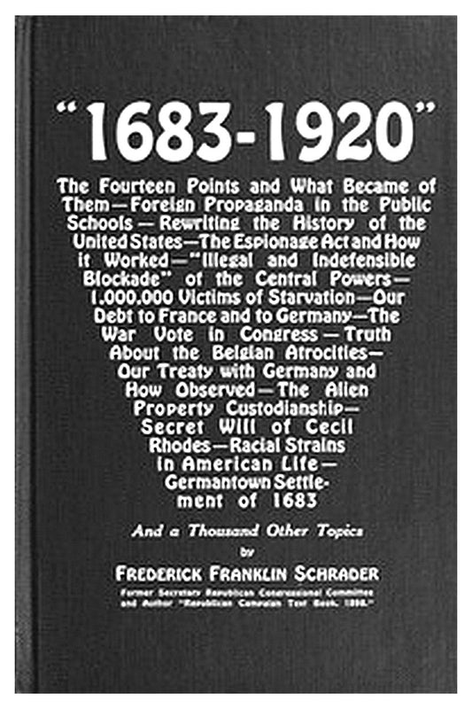 "1683-1920"
