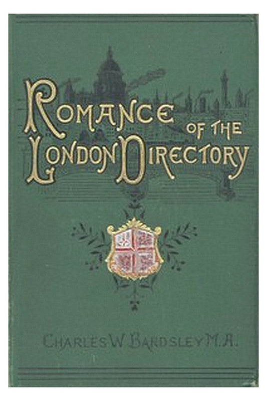 The Romance of the London Directory
