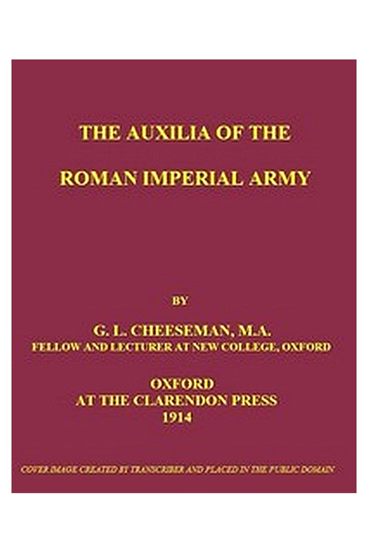 The Auxilia of the Roman Imperial Army