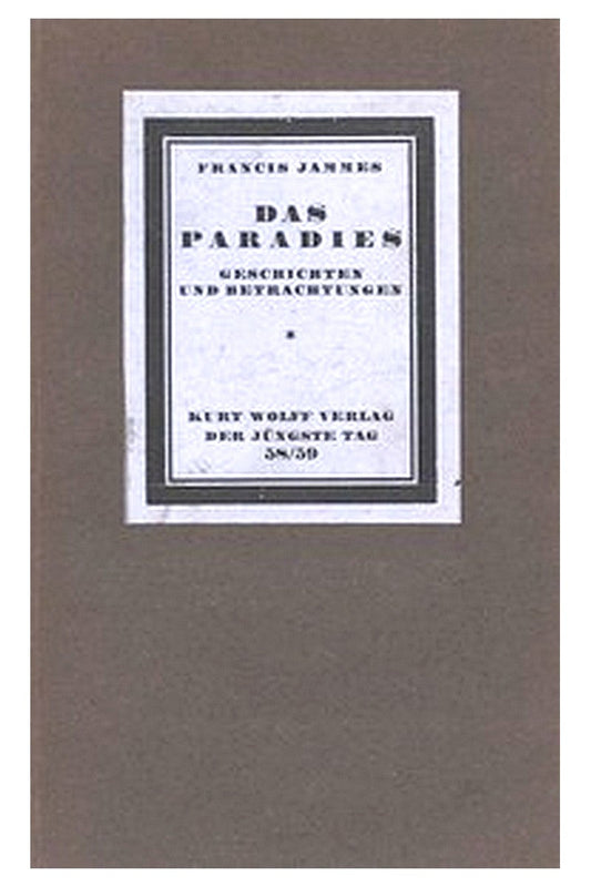 Das Paradies: Geschichten und Betrachtungen