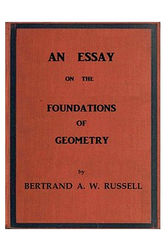 An essay on the foundations of geometry