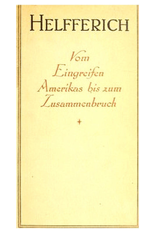 Der Weltkrieg, III. Band