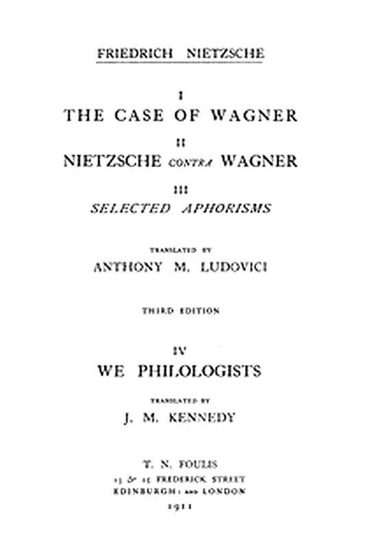 The Case of Wagner