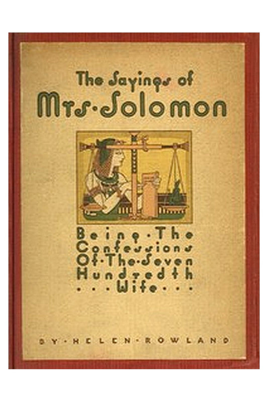 The Sayings of Mrs. Solomon