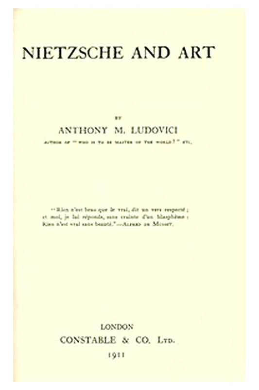 Nietzsche and Art