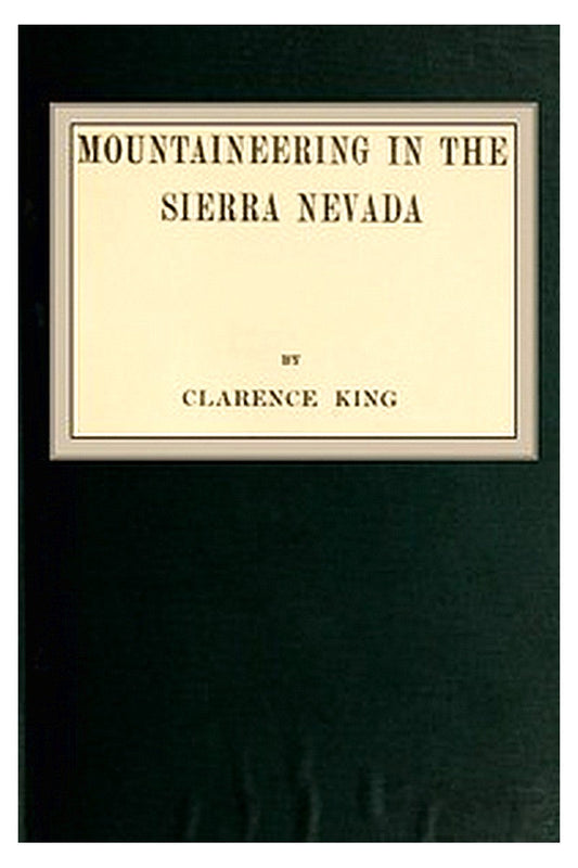 Mountaineering in the Sierra Nevada