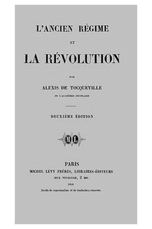 L'ancien régime et la révolution
