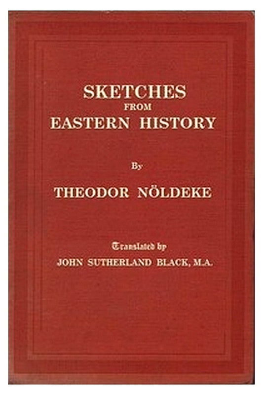 Sketches from Eastern History