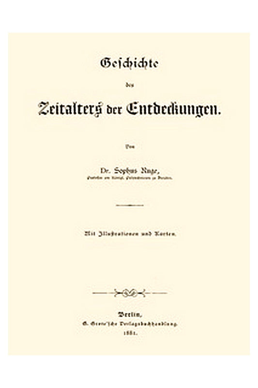 Geschichte des Zeitalters der Entdeckungen