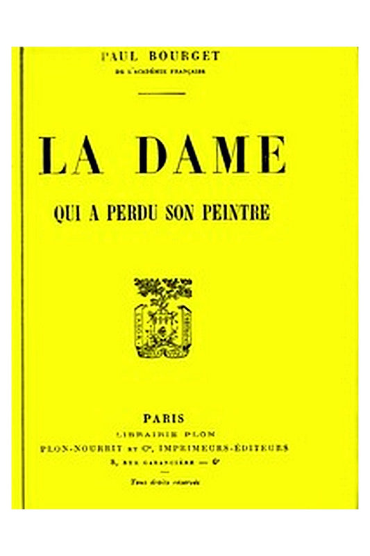 La dame qui a perdu son peintre