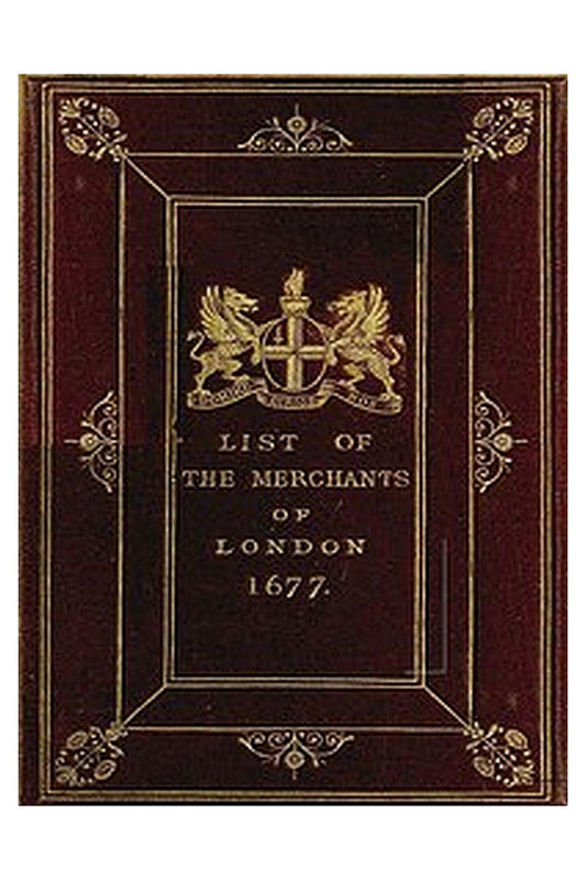 The Little London Directory of 1677