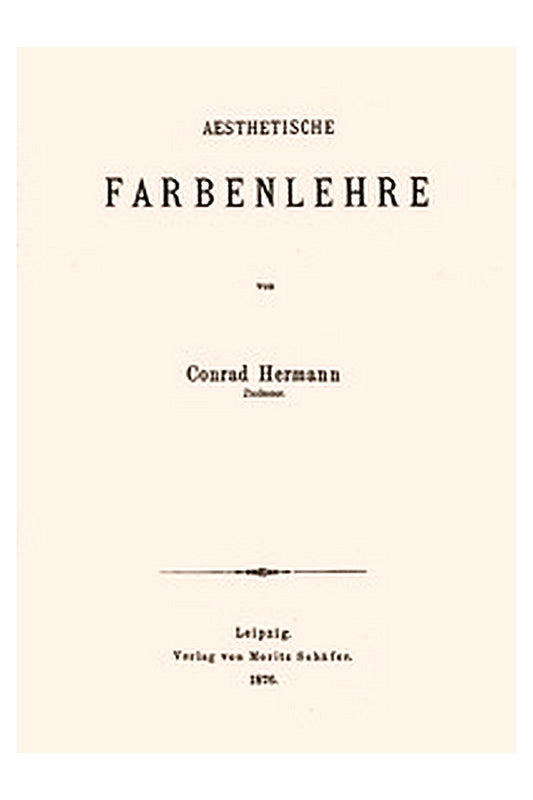 Aesthetische Farbenlehre