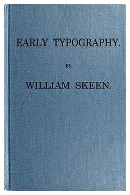 Early Typography