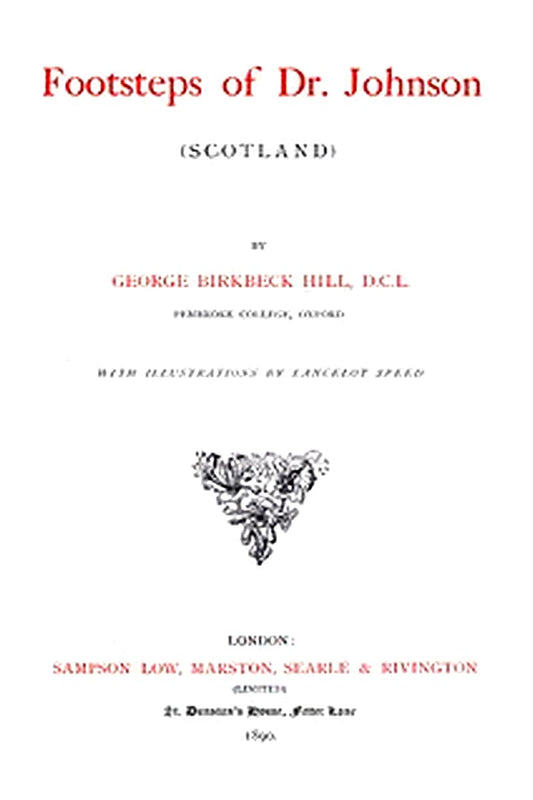 Footsteps of Dr. Johnson (Scotland)