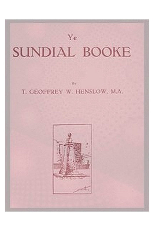 Ye Sundial Booke