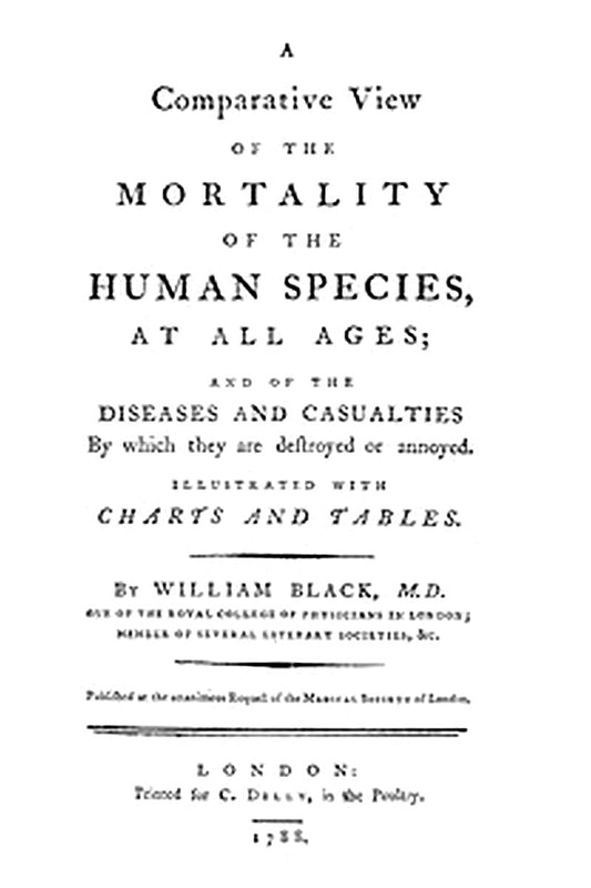 A Comparative View of the Mortality of the Human Species, at All Ages