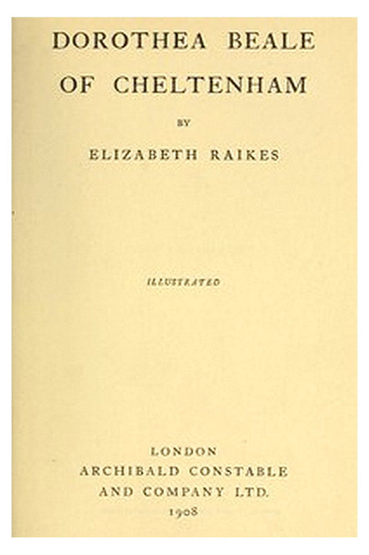 Dorothea Beale of Cheltenham