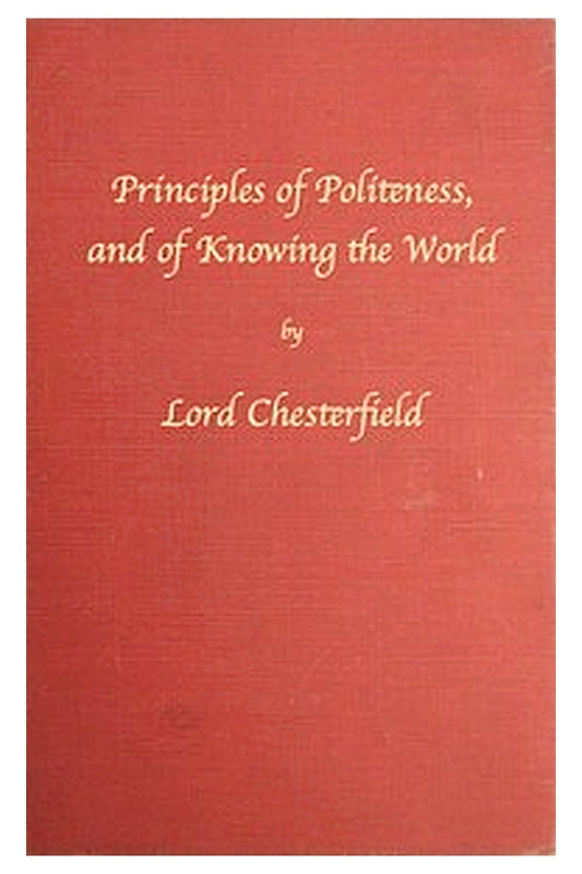 Principles of politeness, and of knowing the world