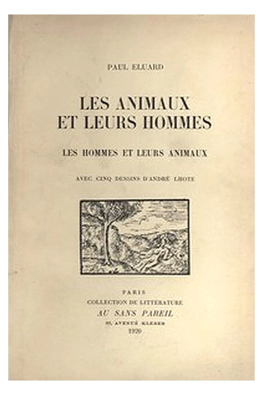 Les animaux et leurs hommes: Les hommes et leurs animaux