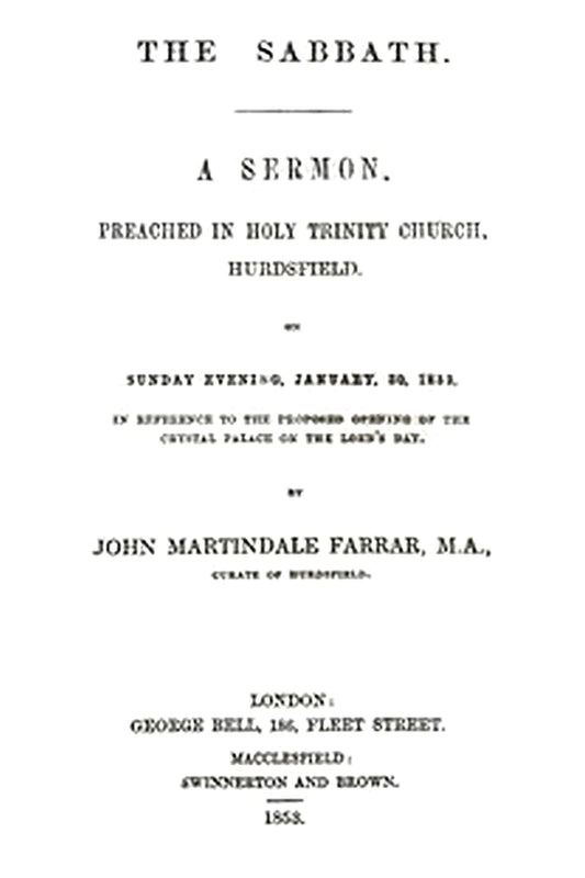 The Sabbath