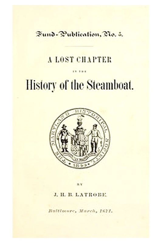 A Lost Chapter in the History of the Steamboat
