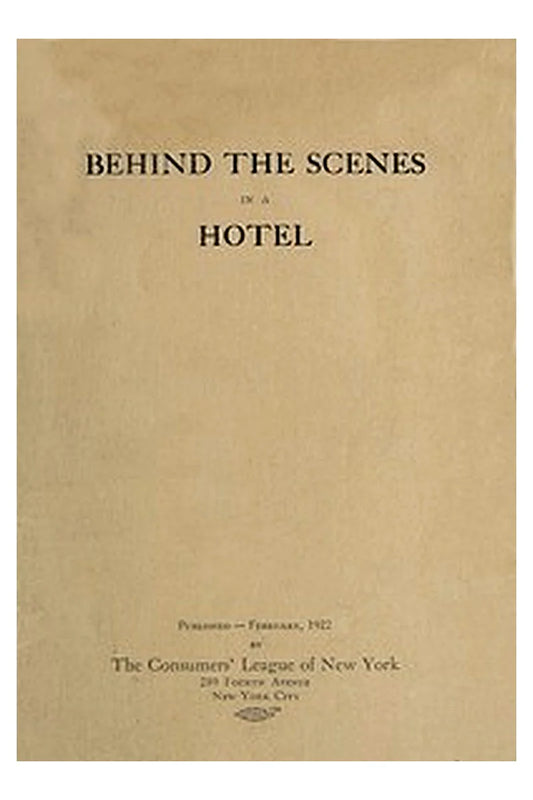 Behind the Scenes in a Hotel