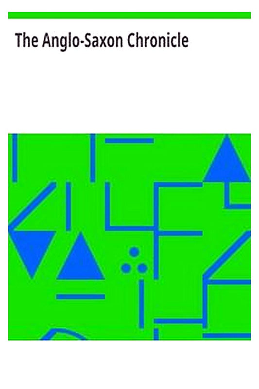 The Anglo-Saxon Chronicle