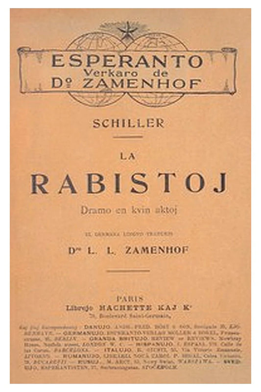 La Rabistoj: Dramo en kvin aktoj