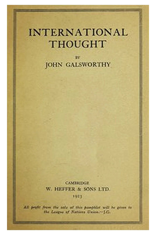 International Thought