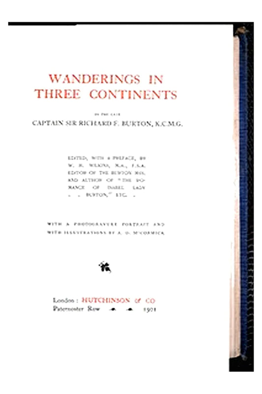 Wanderings in 3 Continents