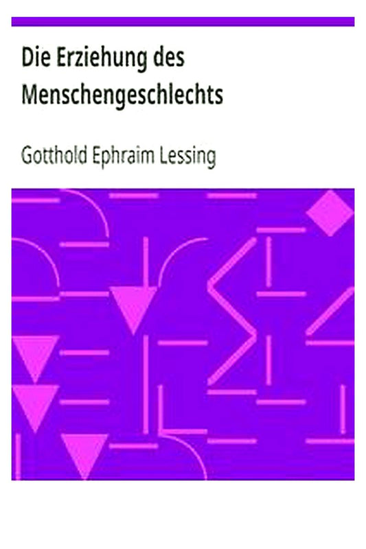 Die Erziehung des Menschengeschlechts