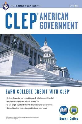 Clep(r) American Government Book + Online by Jones, Preston