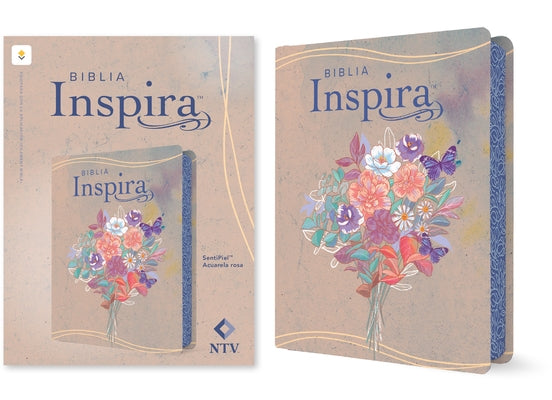 Biblia Inspira Ntv Con Filament (Sentipiel, Acuarela Rosa) by Nueva TraducciÃ³n Viviente